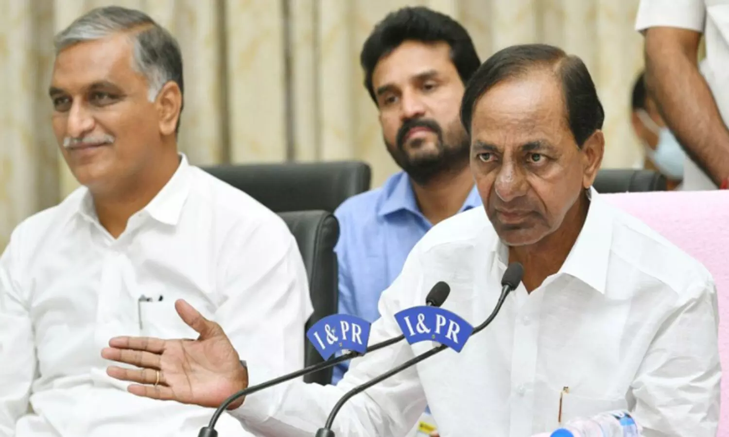 kcr, central government, paddy purchase