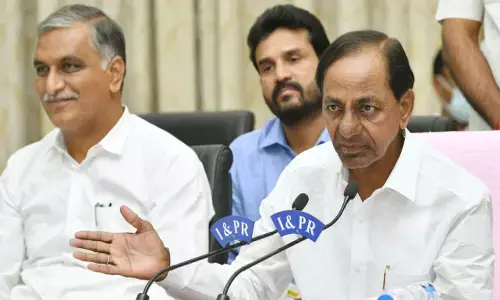 kcr, central government, paddy purchase