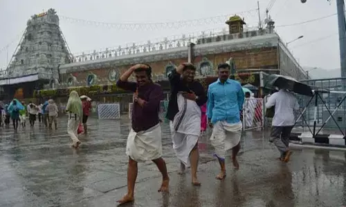 tirumala, heavy rains, ghat road, tirupathi
