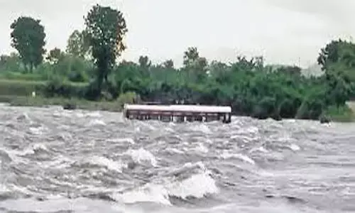 rtc busses, floods, rajampet, kadapa