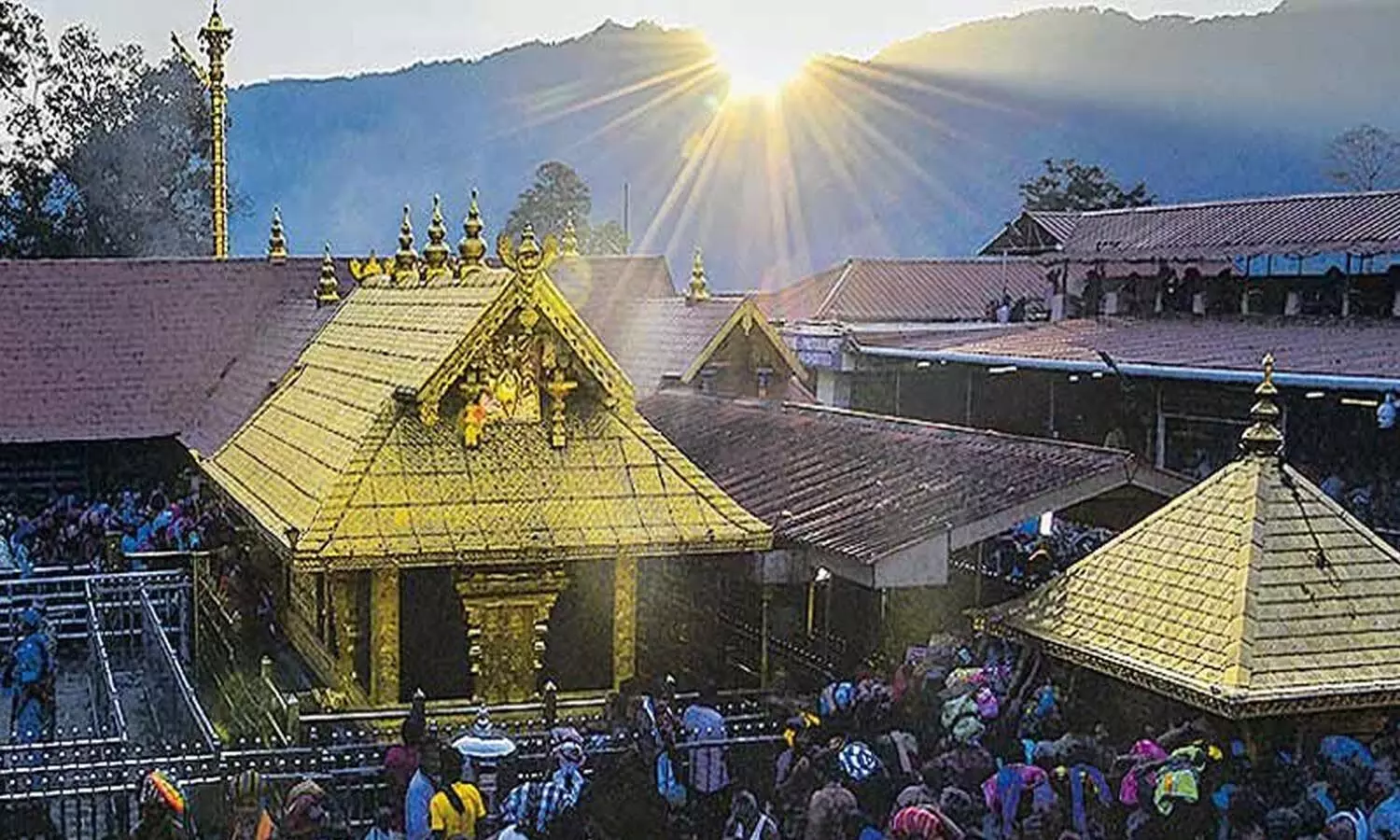 sabarimala, ayyappa temple, kerala. floods