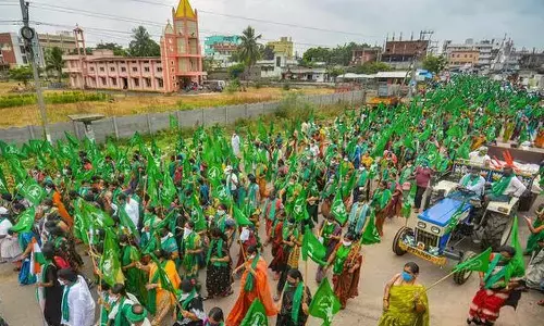 farmers, amaravathi, maha padayathra, capital, bjp