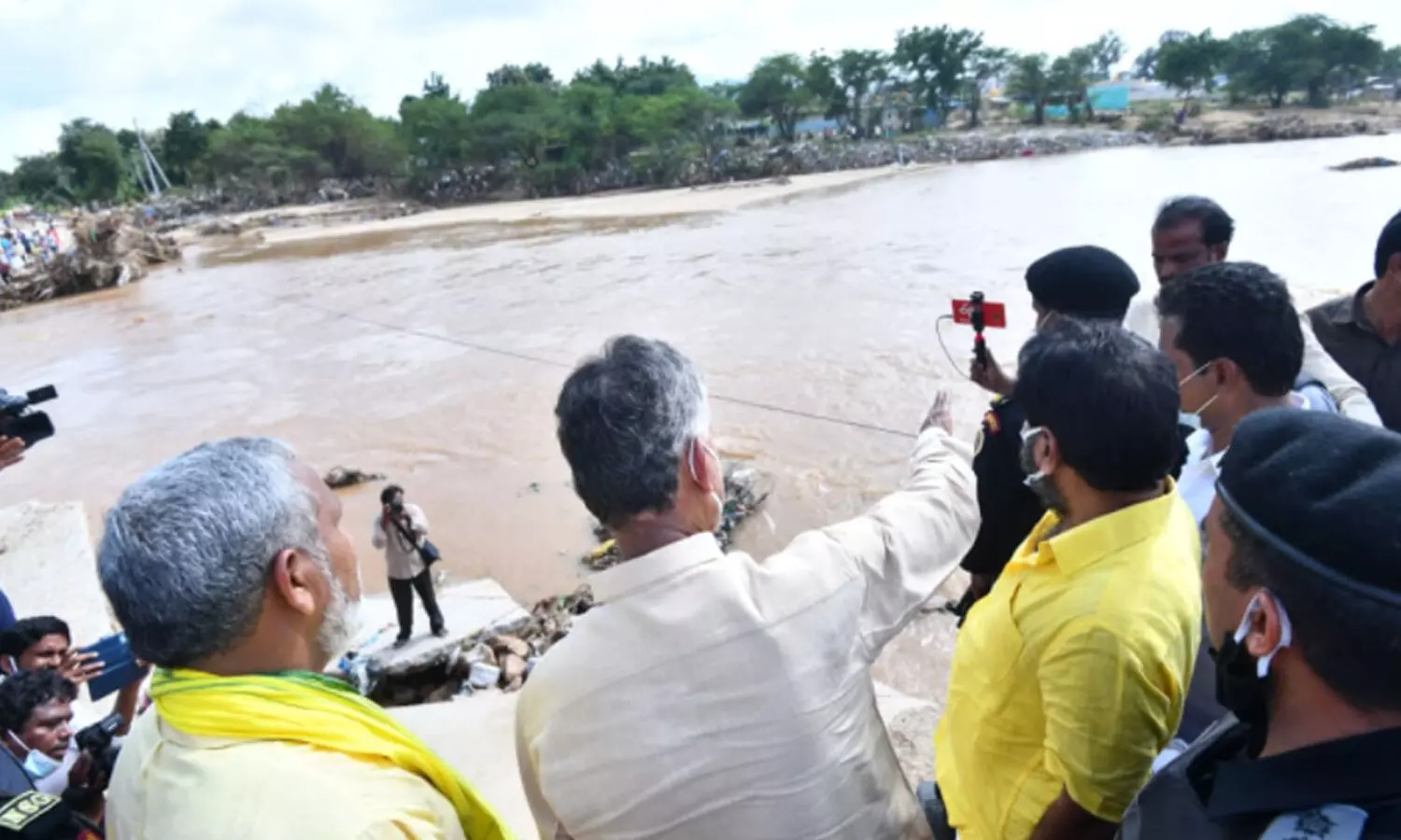 chandrababu, nellore, tdp, floods, chithoor