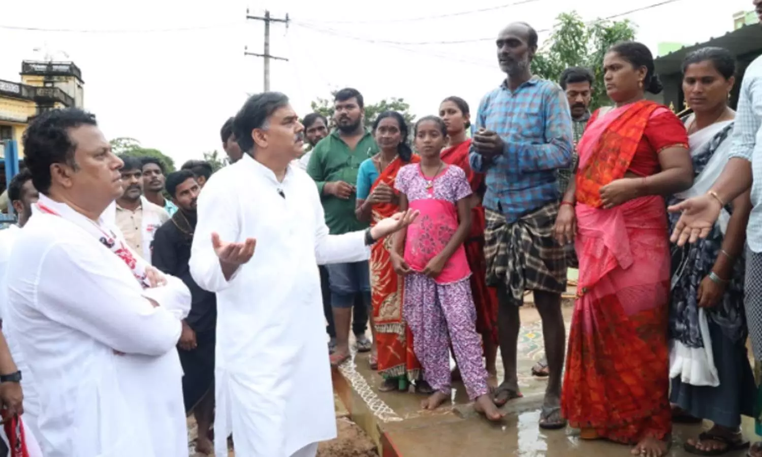 janasena, pawan kalyan, nadendla manohar, floods