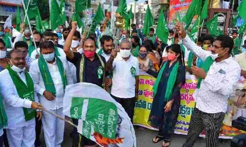 maha padayathra, farrmers, amaravathi, capital, nellore