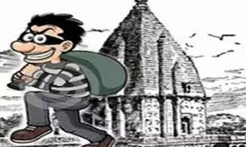 temple, theft, santhoshimatha, lb nagar, hyderabad