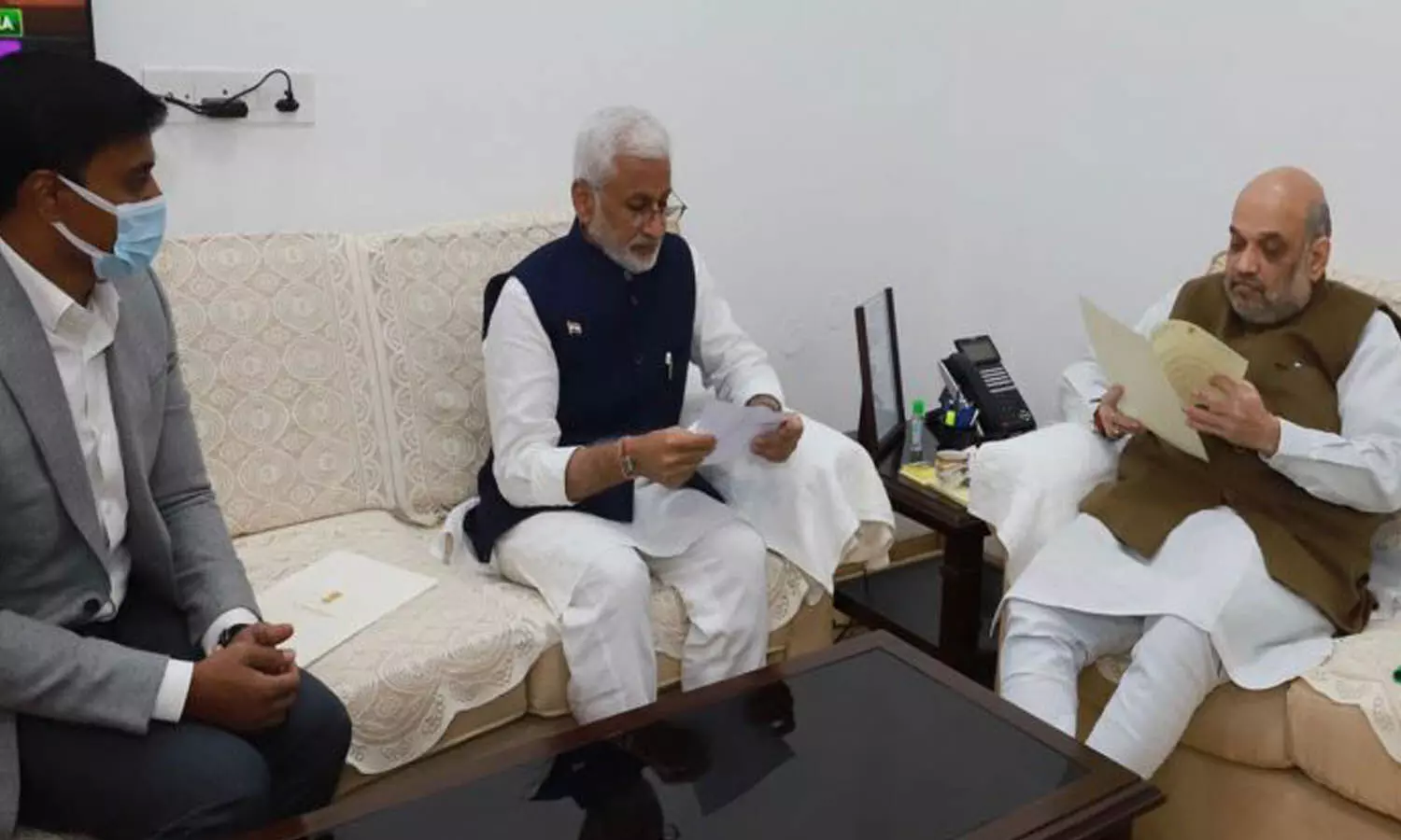 amit sha, vijayasai reddy, midhun reddy, ysrcp, ap