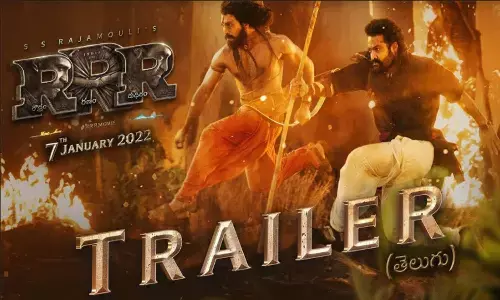 RRR, trailer, rajamouli, junior ntr, ramcharan