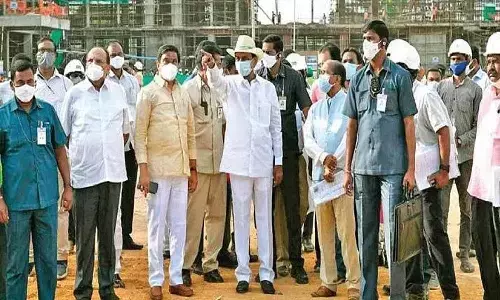 kcr, secratariat, new buildings, construction