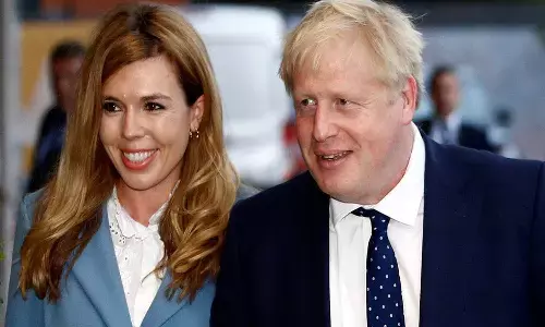 boris johnson, cyary johnson, female child