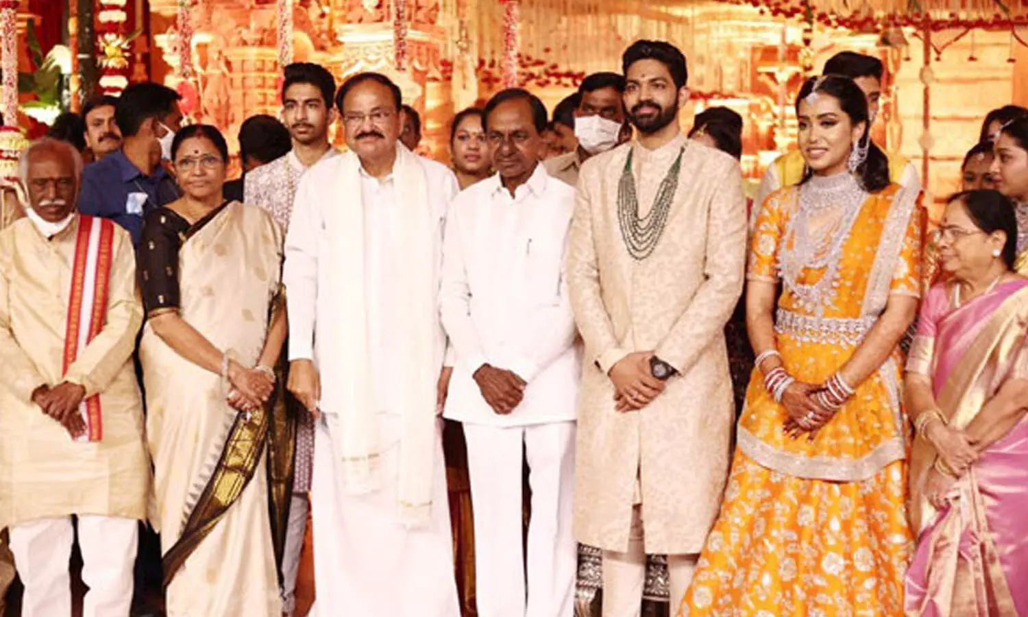 venkaiah naidu, grand daughter, marriage, hyderabad, kcr, chandrababu venkaiah naidu, grand daughter, marriage, hyderabad, kcr, chandrababu