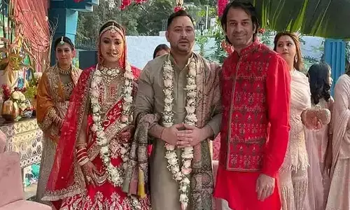 tejaswi yadav, marriage, delhi,  rachel godinho