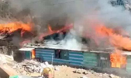 himachal pradesh, fire accident, kulu, majan
