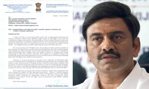 raghu rama krishna raju, chief justic, andhra pradesh, justice chandru