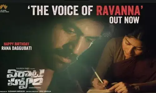 virataparvam, rana daggubati, voice of ravanna, sai pallavi