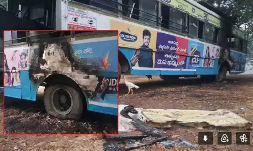 rtc bus, venkatapuram, mulugu district, telangana