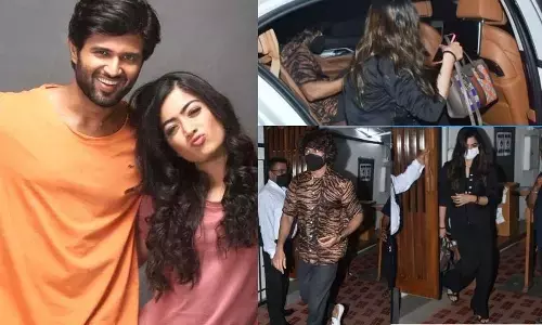 టైం దొరికినప్పుడల్లా ఎంజాయ్ చేస్తోన్న విజయ్ - రష్మిక