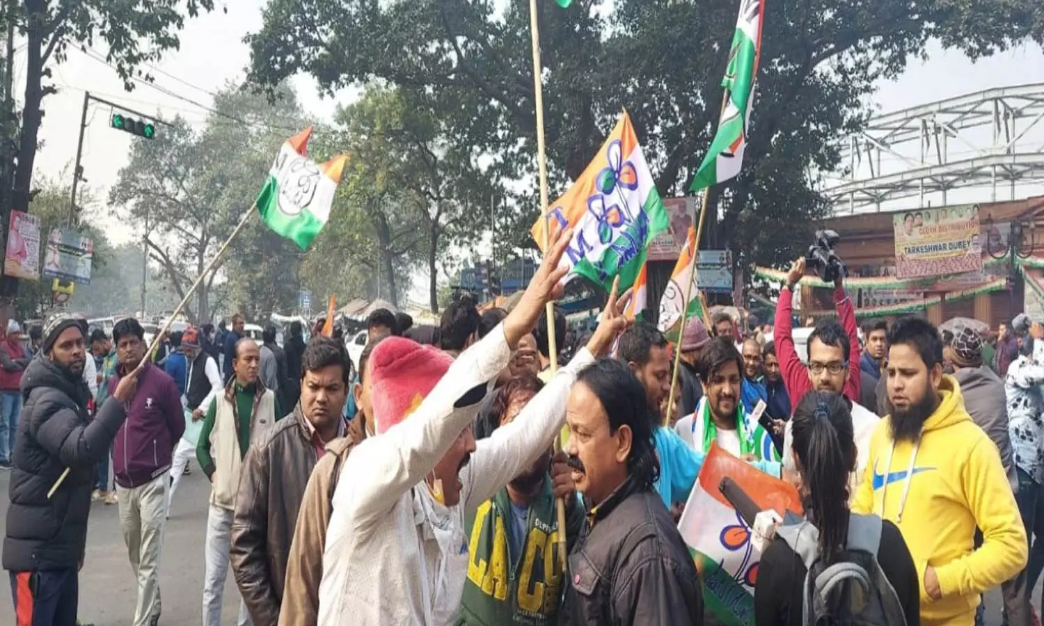 kolkatta muncipal corporation, tmc, bjp, congress, left parties