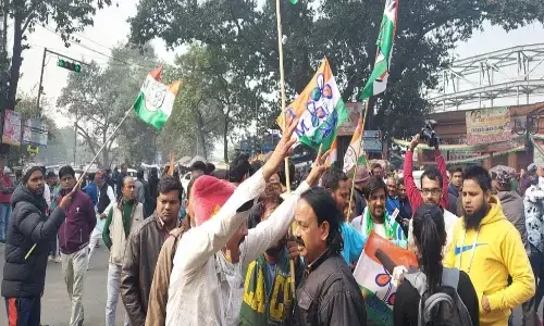 kolkatta muncipal corporation, tmc, bjp, congress, left parties