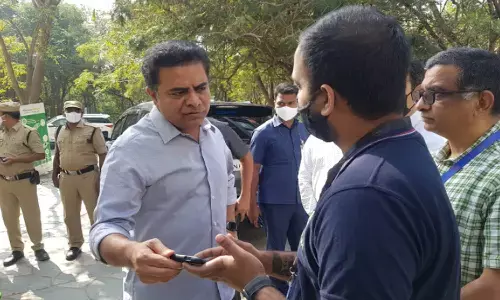 ktr, trs, minister, social media, bjp, jp nadda