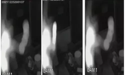 నగల దుకాణంలో వింత ఆకారాలు.. హడలిపోయిన యజమాని