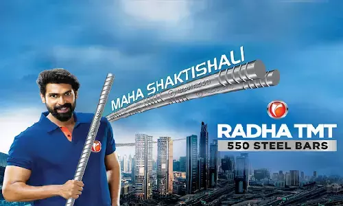 Actor Rana launches Radha TMT infrastructure steel