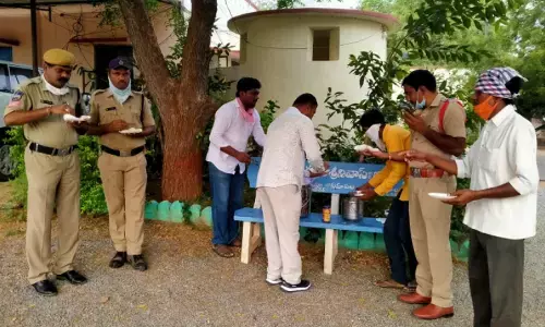 corona, police, positive, waragal police commissionarate