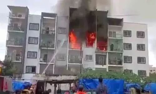 అపార్ట్ మెంట్లో అగ్నిప్రమాదం.. ఎలా జరిగింది ?