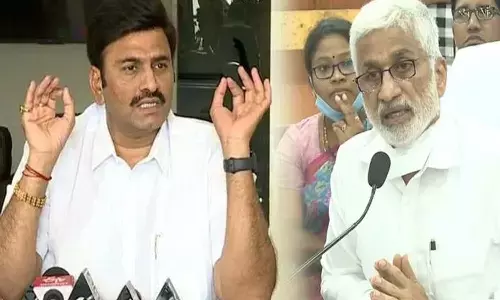 raghu rama krishna raju, vijaysai reddy, tweet, andhra pradesh