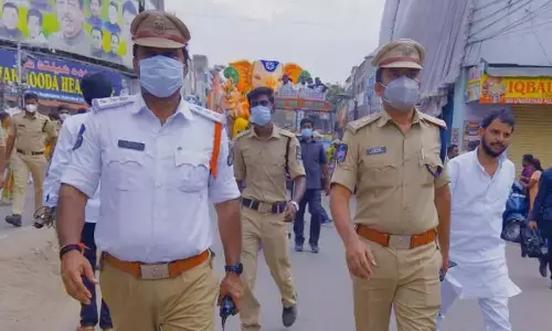 rajendranagar police station, corona, 16 police, positive