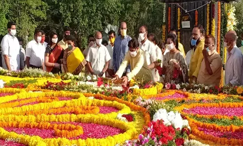 ntr, nandamuri balakrishna, ntr ghat, hyderabad