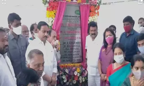 panjagutta, steel bridge, talasani srinivasa yadav, mahmood ali, hyderabad
