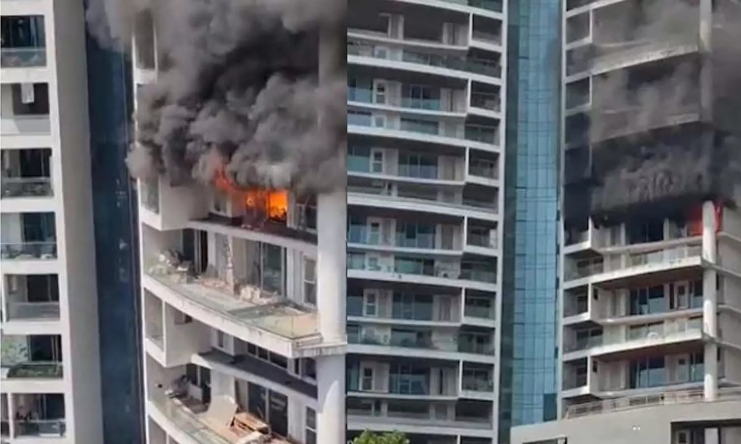 fire broke out, mubai, kamala building, third floor fire broke out, mubai, kamala building, third floor