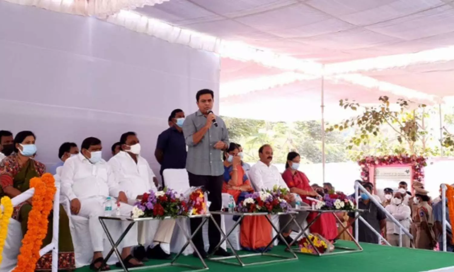 ktr, drinking water, hyderabad, outer ring road, muncipalities