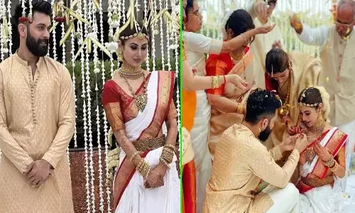 ప్రియుడిని పెళ్లాడిన నాగిని నటి మౌనీ రాయ్