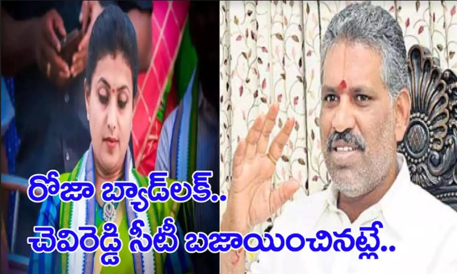 rk roja, cabinet expansion, new districts, chithoor, chevireddy bhaskhar reddy