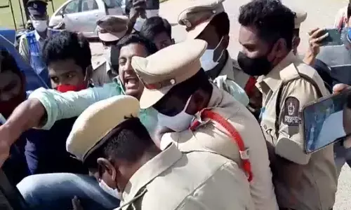 osmania university, tension, student leader, sucide