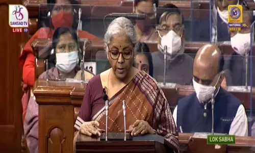 nirmala sitharaman, union budget 2022, parliament
