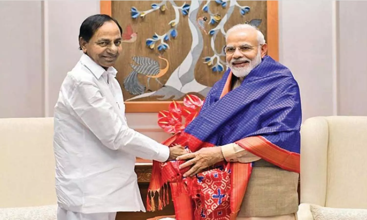 kcr, modi, pm, chief minister, telangna