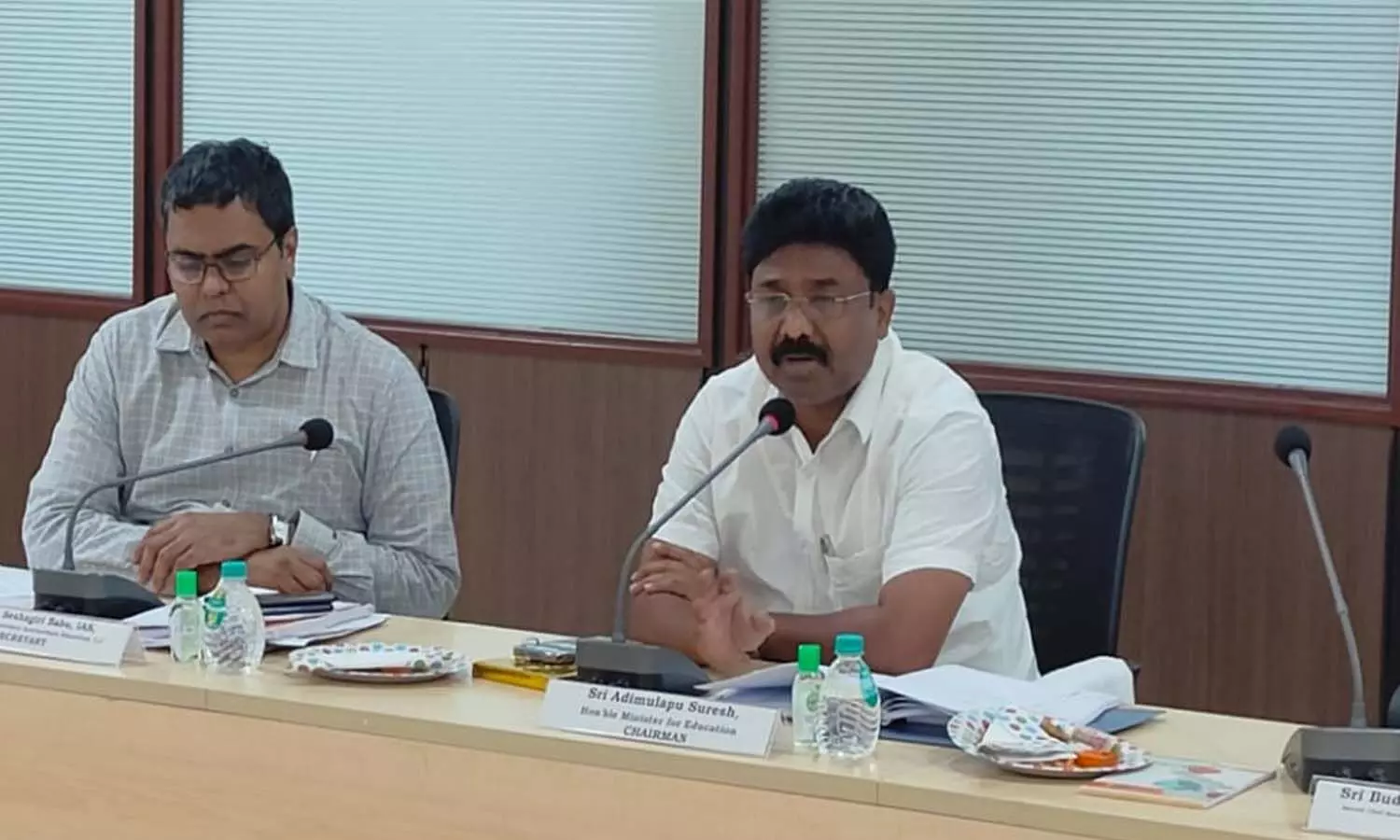 tenth, intermediate exams, andhra pradesh, adimulapu suresh