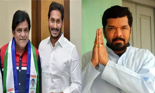 ys jagan, ysrcp, ali, posani krishna murali, tollywood, andhra pradesh