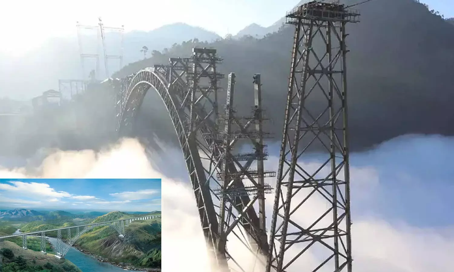 ప్రపంచంలోనే అత్యంత ఎత్తైన రైల్వే బ్రిడ్జి.. ఎక్కడుందో తెలుసా ?