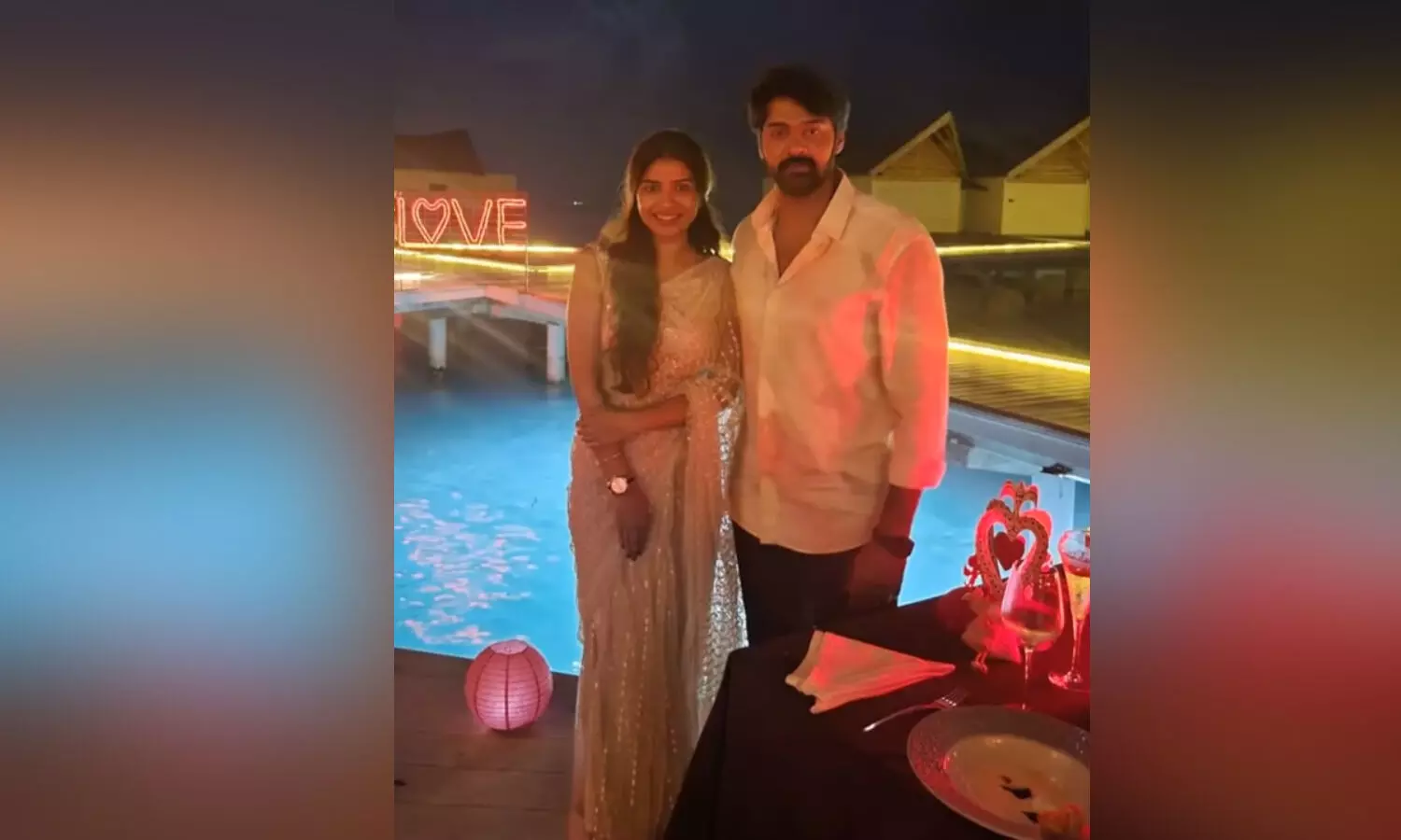 వాలెంటైన్స్ డే రోజు తన భార్యను రివీల్ చేసిన నవీన్ చంద్ర