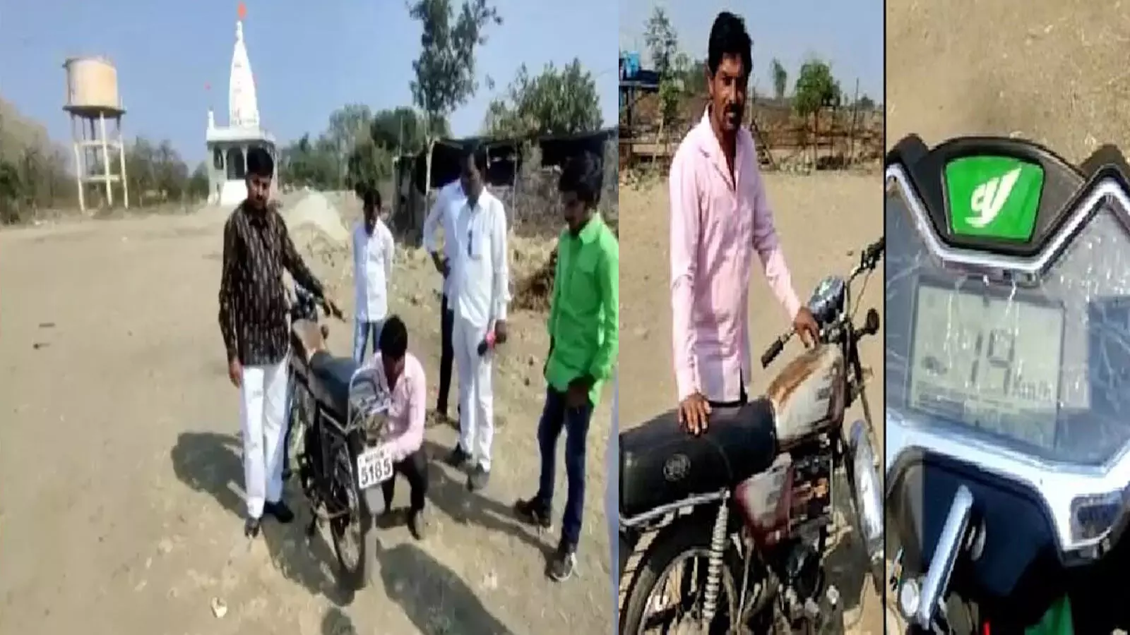 ఎలక్ట్రిక్ బైక్‌ రూపొందించిన రైతు.. రూ.14తో 100 కిలోమీటర్ల ప్రయాణం