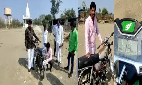 ఎలక్ట్రిక్ బైక్‌ రూపొందించిన రైతు.. రూ.14తో 100 కిలోమీటర్ల ప్రయాణం