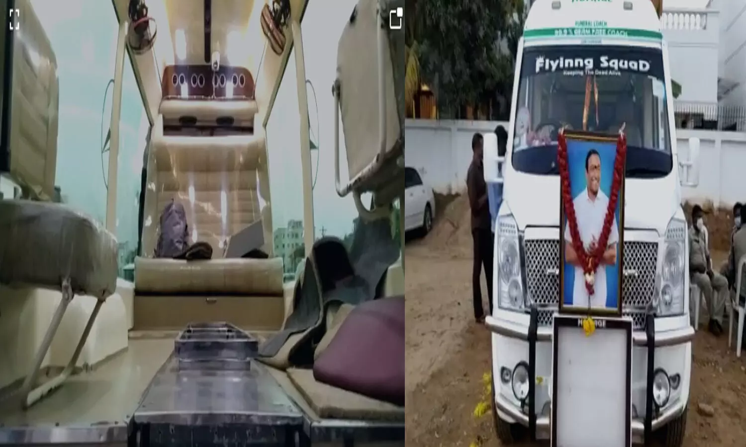 mekapati goutaham reddy, funeral, nellore, special vehicle