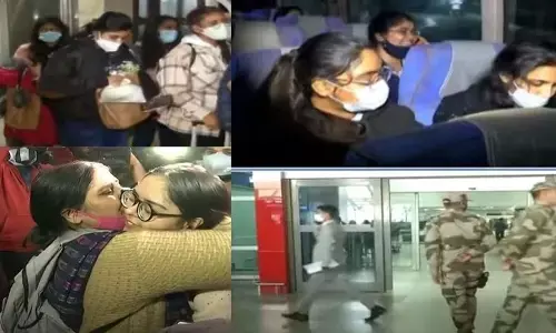 240 మంది విద్యార్థులతో భారత్ కు చేరుకున్న మూడో విమానం