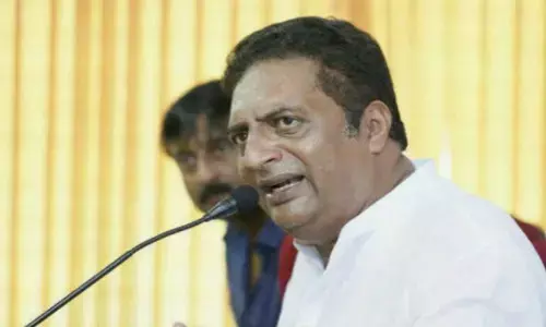 veteran actor prakash raj, once again criticizes, central government,  name of just asking