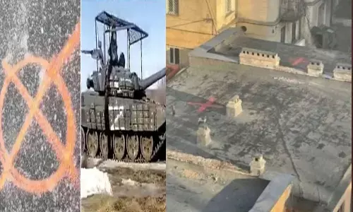 ukraine war, russia, marks, residential complex