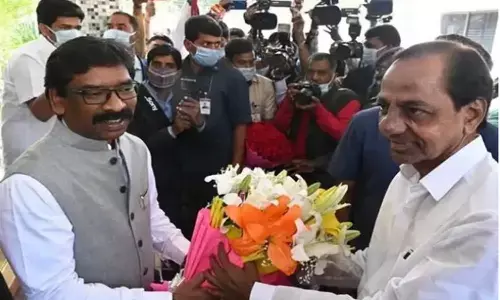kcr, hemant soren, jharkhand, chief minister